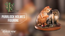 Load and play video in Gallery viewer, Purrlock Holmes by Lisa Parker 10.5cm
