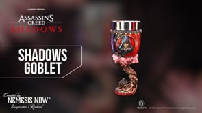Assassin's Creed Shadows Goblet video showing detailed character sculpting and design