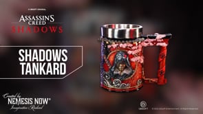 Assassin's Creed Shadows Tankard video showing detailed Japanese-inspired sculpting