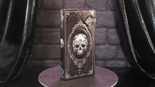 Load and play video in Gallery viewer, Baroque Skull Embossed Purse 18.5cm
