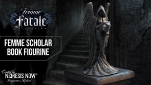 Femme Fatale Scholar figurine display video showing gothic detail