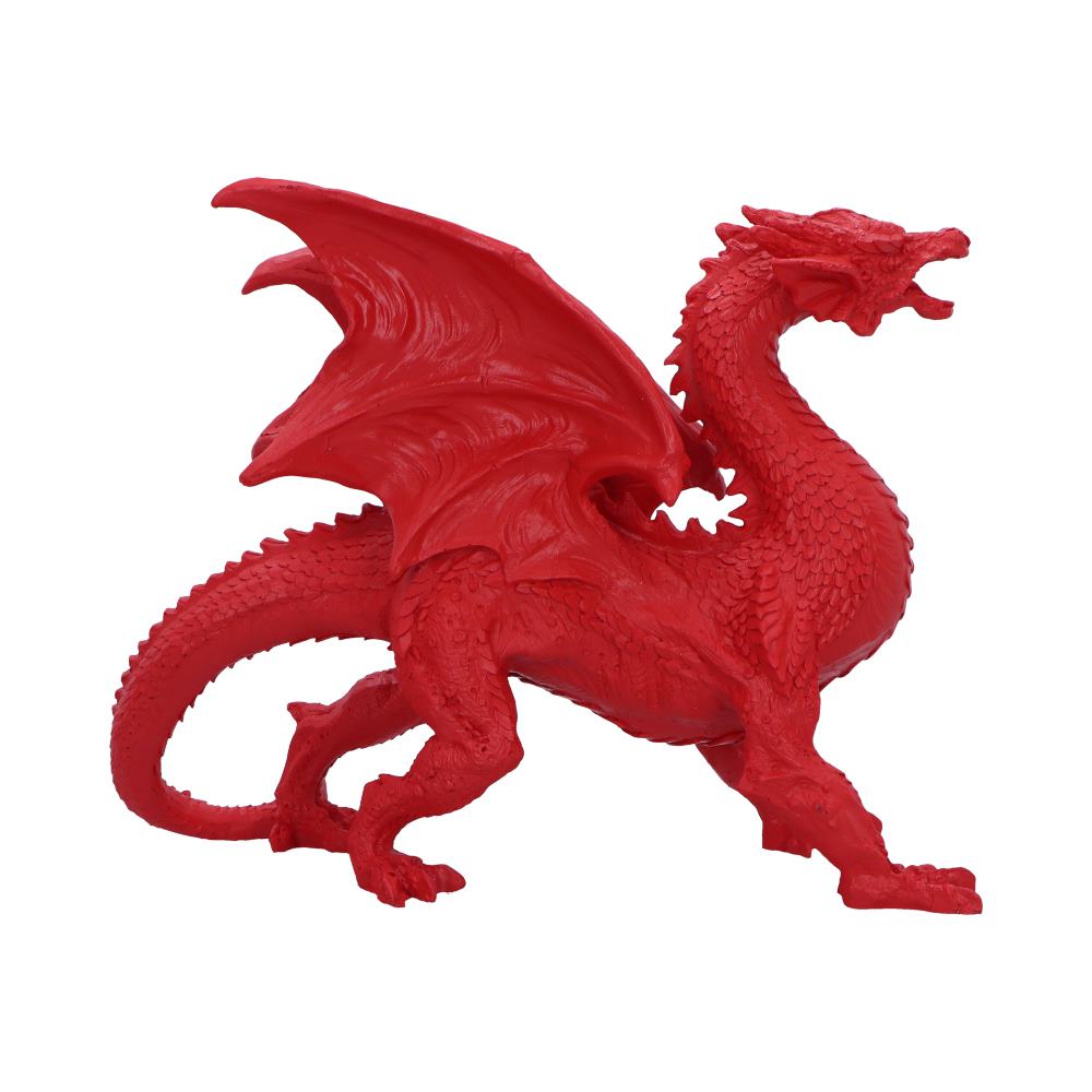 Side view of hand-painted resin Dragon's Honour figurine