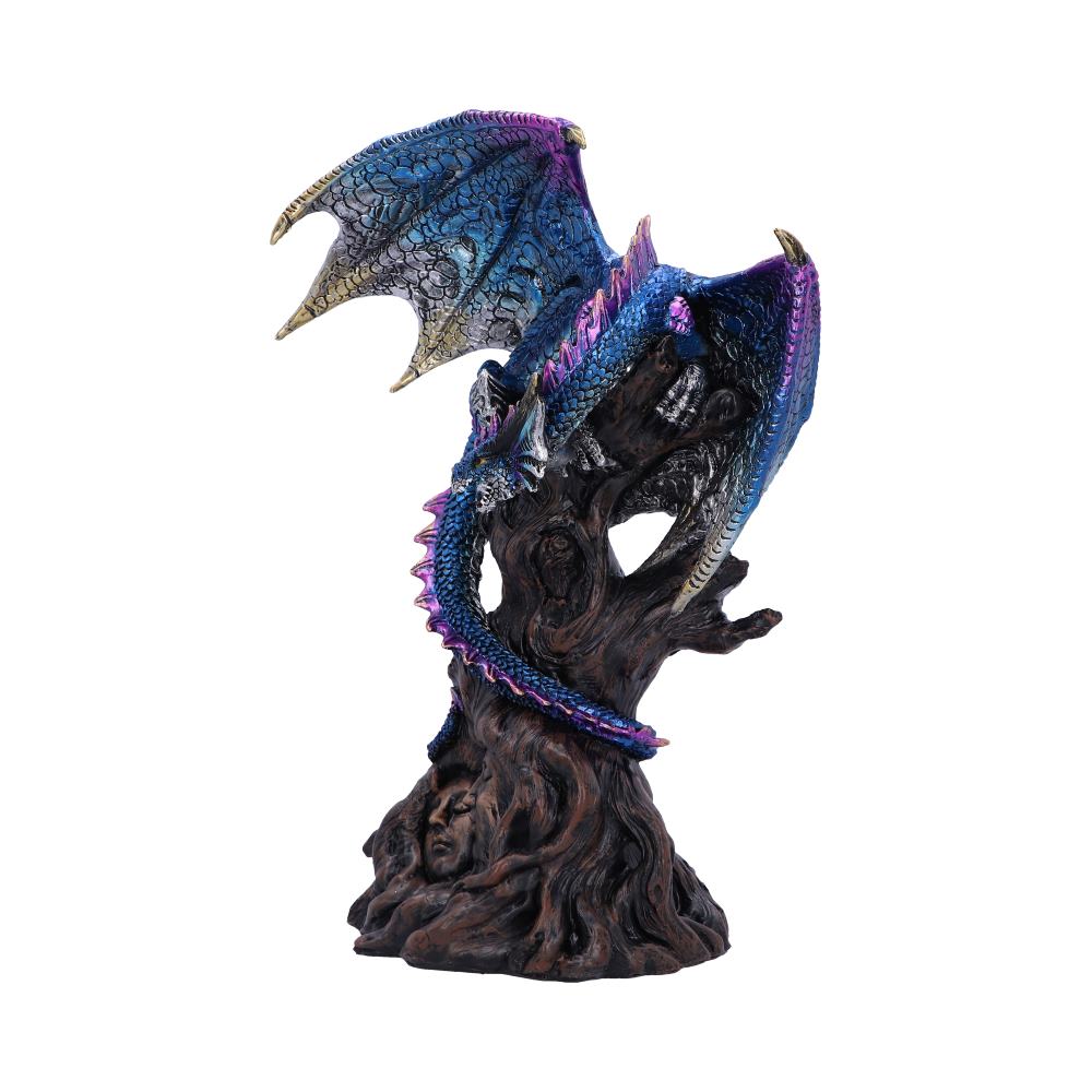 Side view of hand-painted Ealdwoode dragon ornament
