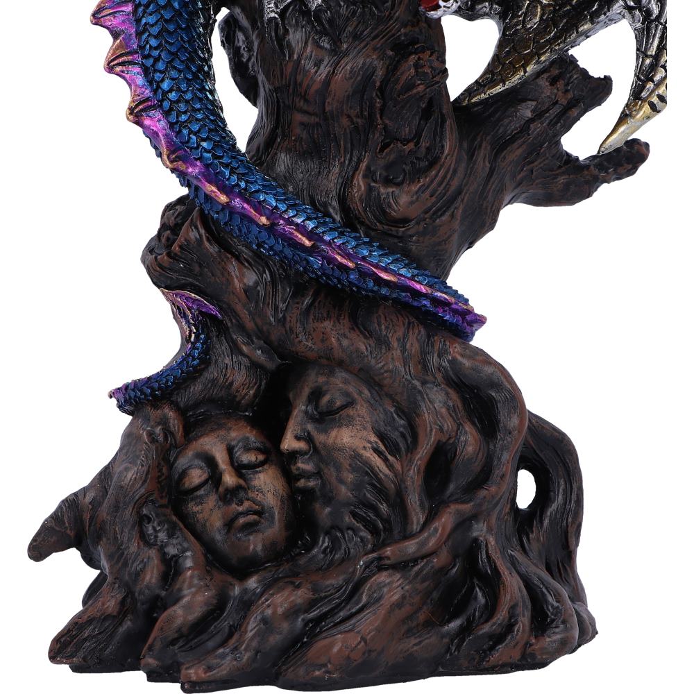 Fantasy Woodland dragon resin collectible