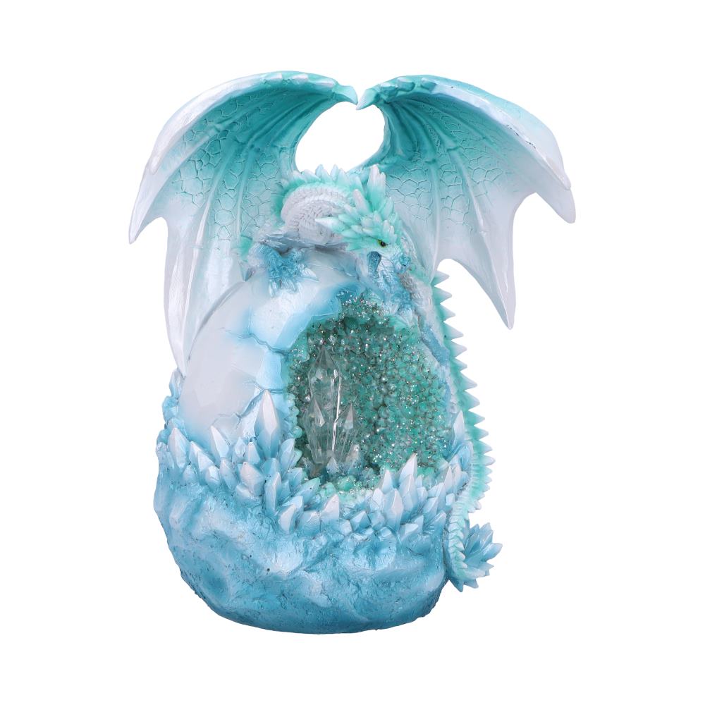 Light-up Northern Lights ice Dragon Figurine 20cm