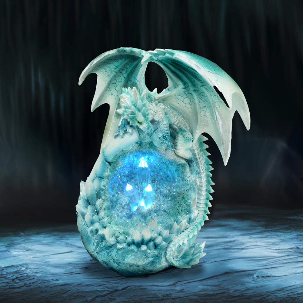 Northern Lights Dragon crystal display ornament