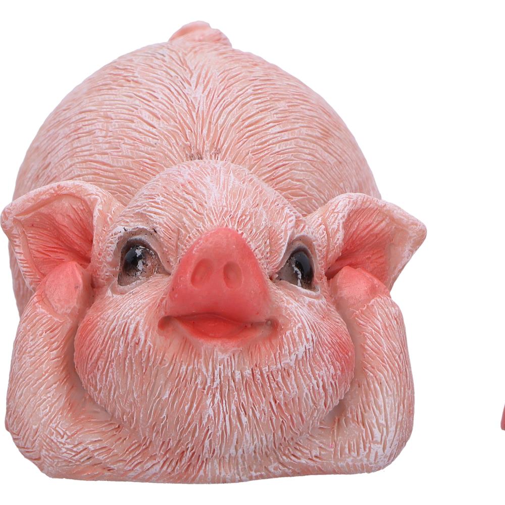Three Wise Playful Pigs 5.2cm