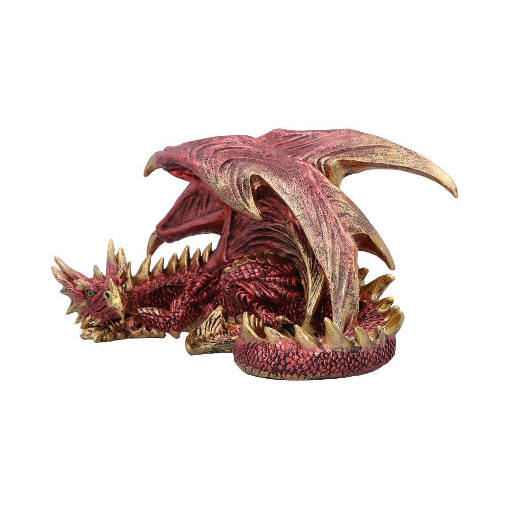 Side view of Fantasy Aaden Dragon Figurine