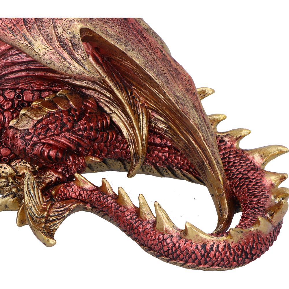 Hand-painted dragon resin figurine