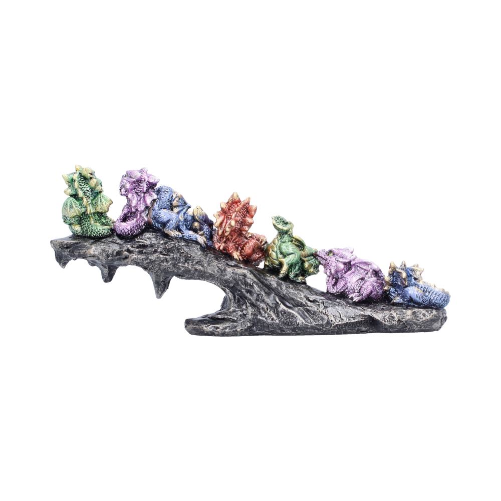 Hand-painted baby dragon fantasy figurine
