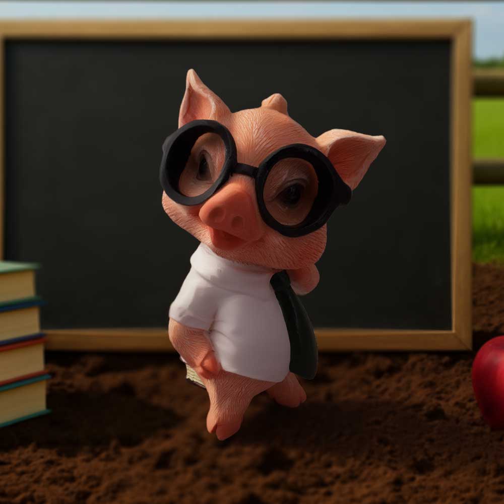 Preston pig ornament displayed as fun home decor