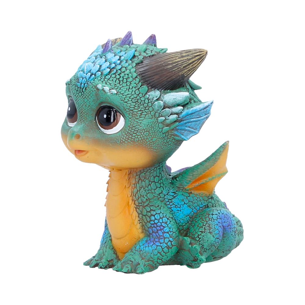 Dragon ornament side view showing perched pose