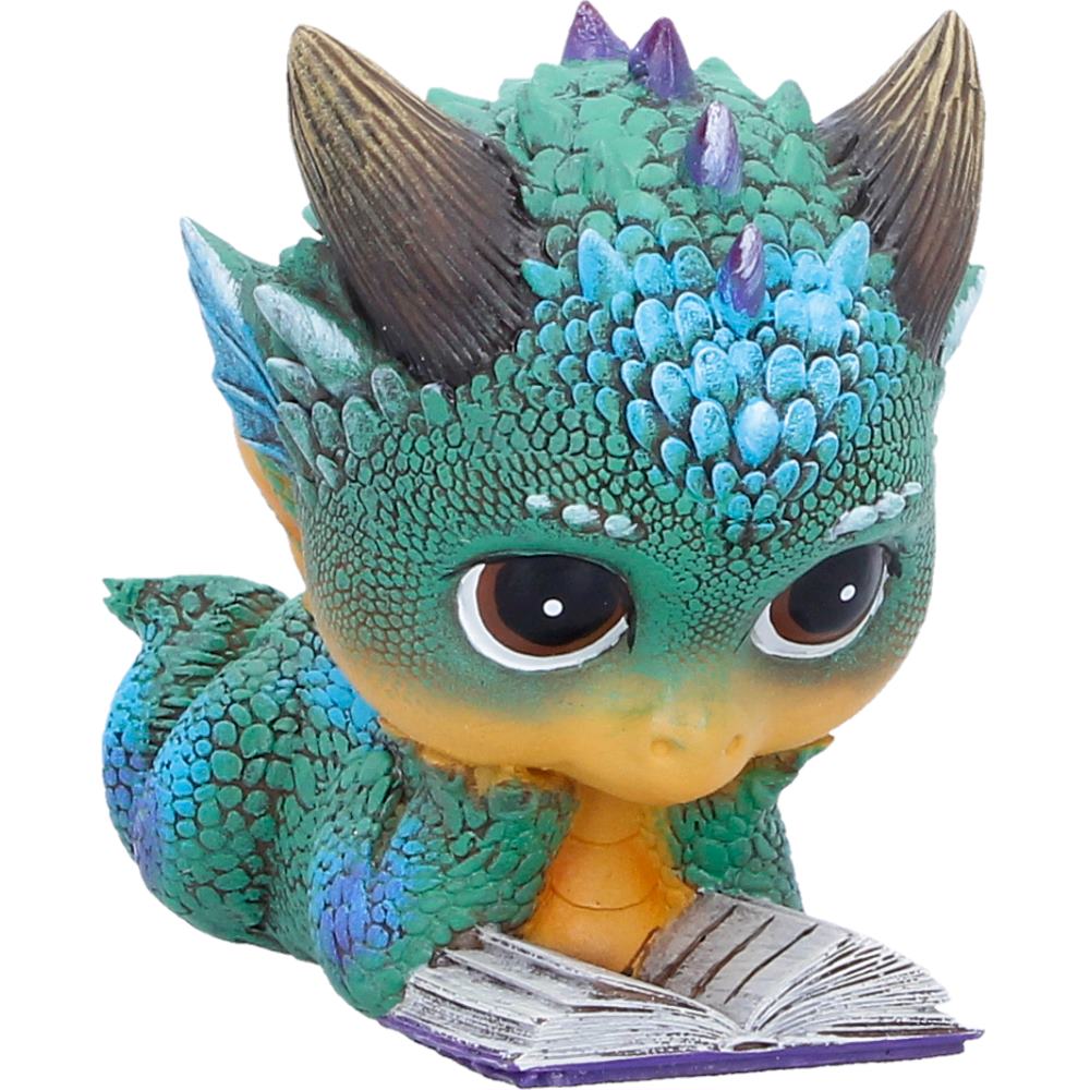 Hand-painted dragon figurine with vibrant colours