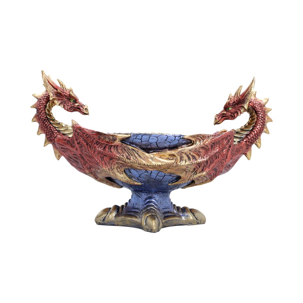 Scaled Hoard dragon bowl 18.7cm fantasy décor