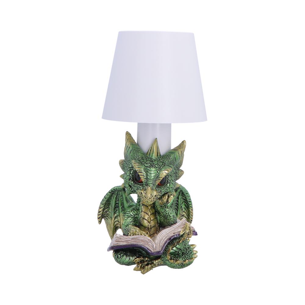 The Bookwyrm Dragon Lamp 24.4cm fantasy light