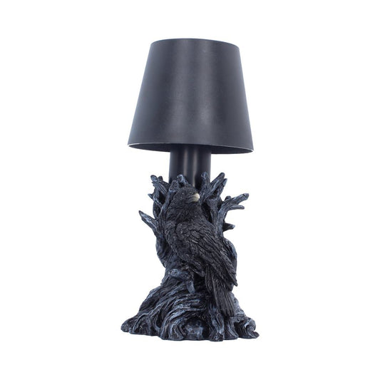 The Nevermore Raven Lamp 25cm gothic light