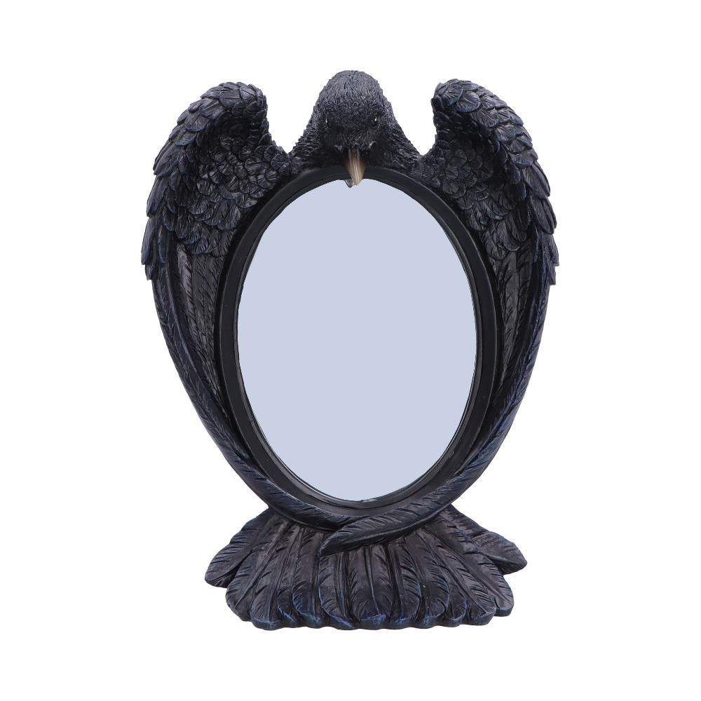 Nevermore Reflection raven mirror 30.2cm gothic décor