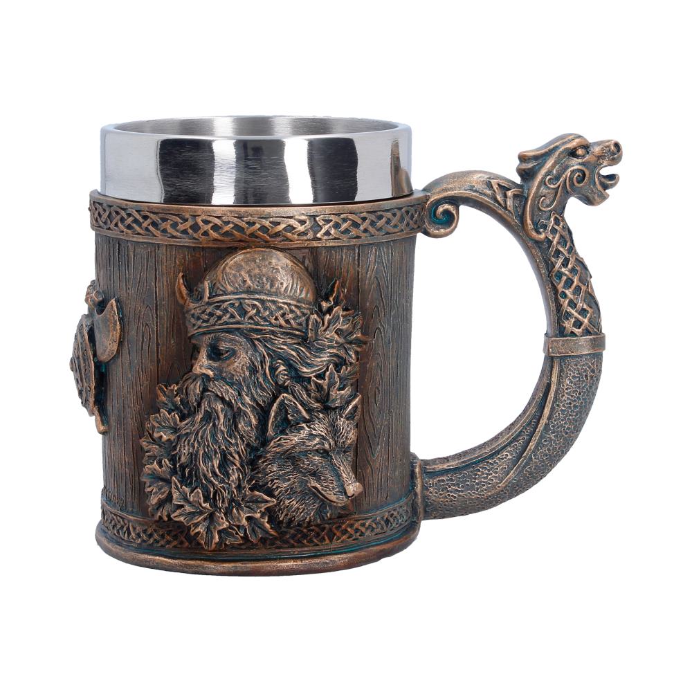 Til Valhalla Viking tankard small 11.7cm