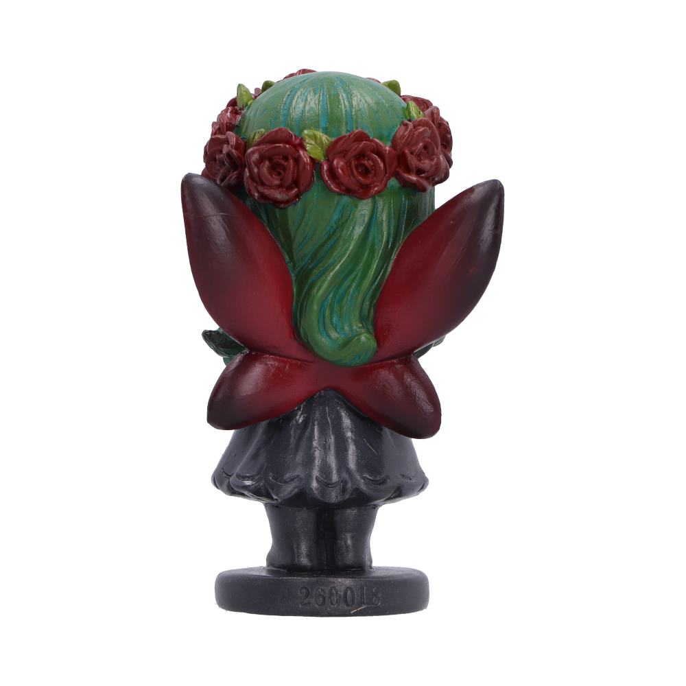 Rear view of Spirit Fairy Elaria gothic fairy figurine