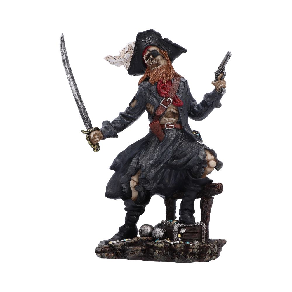 Phantom Pirate King Figurine 20.6cm skeletal pirate captain by Nemesis Now