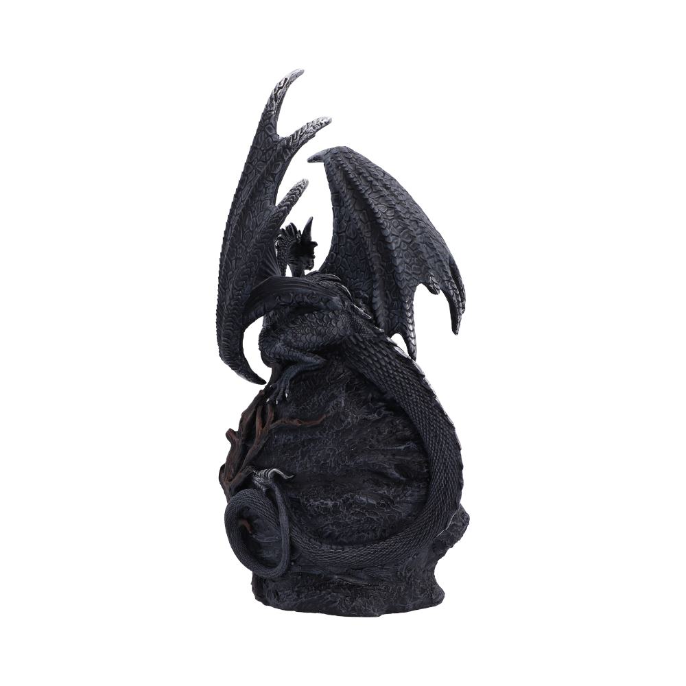 Rear view of Midnight Crystal Overseer showing detailed dragon wings and scales
