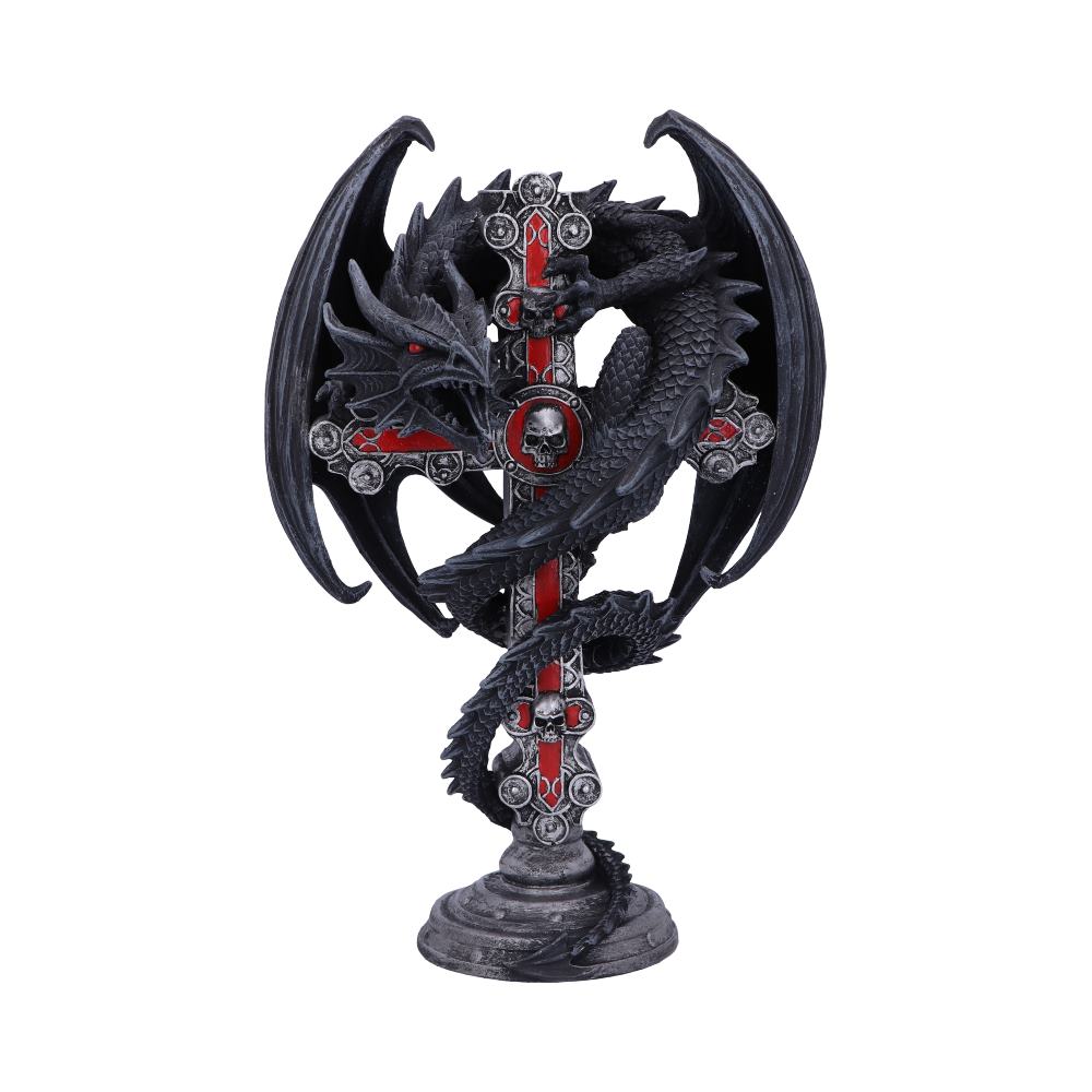 Gothic Guardian Candle Holder by Anne Stokes 26.5cm