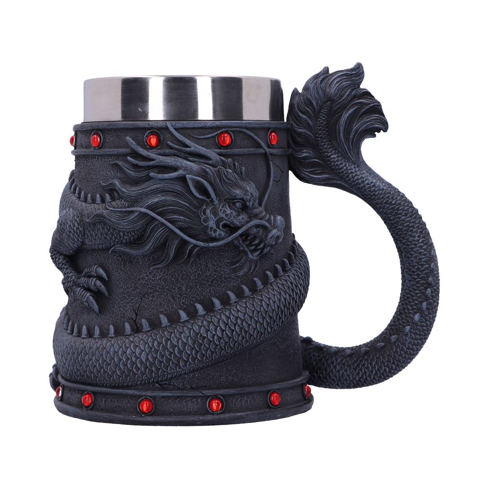 Dragon Coil Tankard 16cm – Fantasy Dragon Collectible Tankard