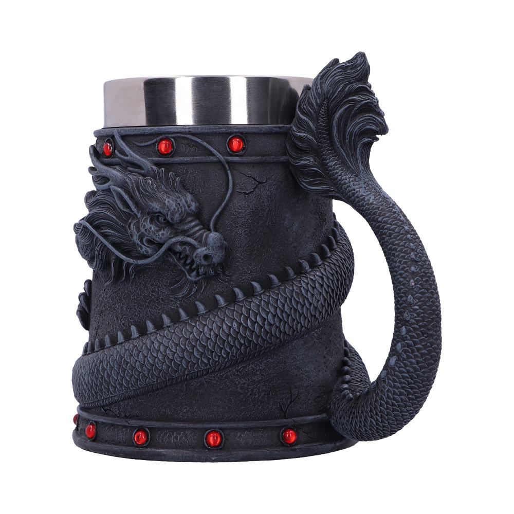 Side view of Fantasy Dragon Coil Tankard