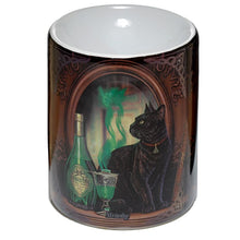 Load image into Gallery viewer, Lisa Parker Ceramic Absinthe Cat Oil Burner
