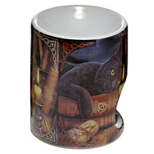Load image into Gallery viewer, Lisa Parker Ceramic Withching Hour Cat Oil Burner
