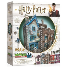 Load image into Gallery viewer, Harry Potter Diagon Alley 3D Puzzle Ollivander&#39;s &amp; Scribbulus
