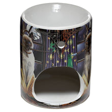 Load image into Gallery viewer, Lisa Parker Ceramic Hocus Pocus Cat Oil Burner
