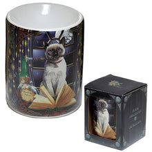 Load image into Gallery viewer, Lisa Parker Ceramic Hocus Pocus Cat Oil Burner
