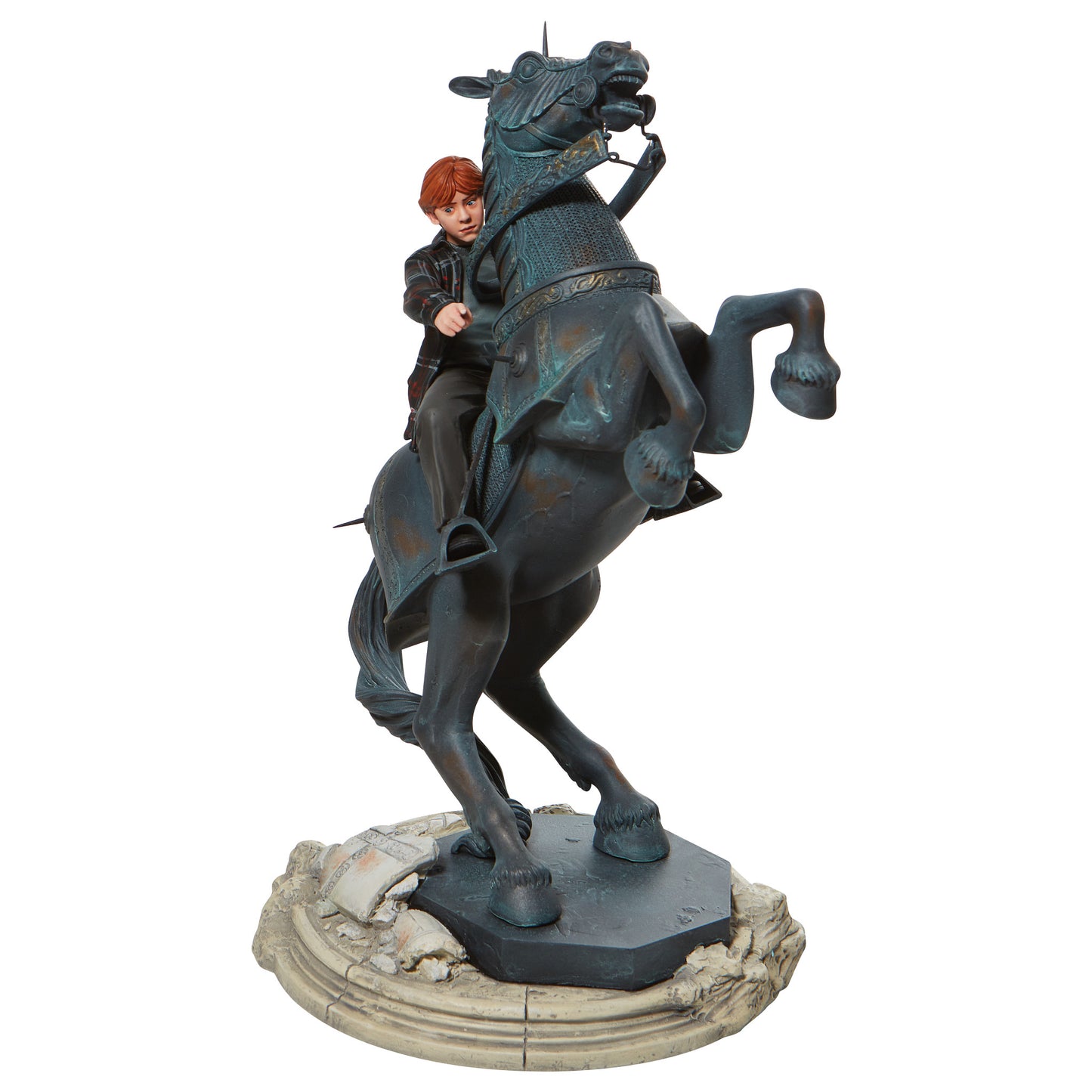 Ron on a Chess Horse Masterpiece Figurine 32cm