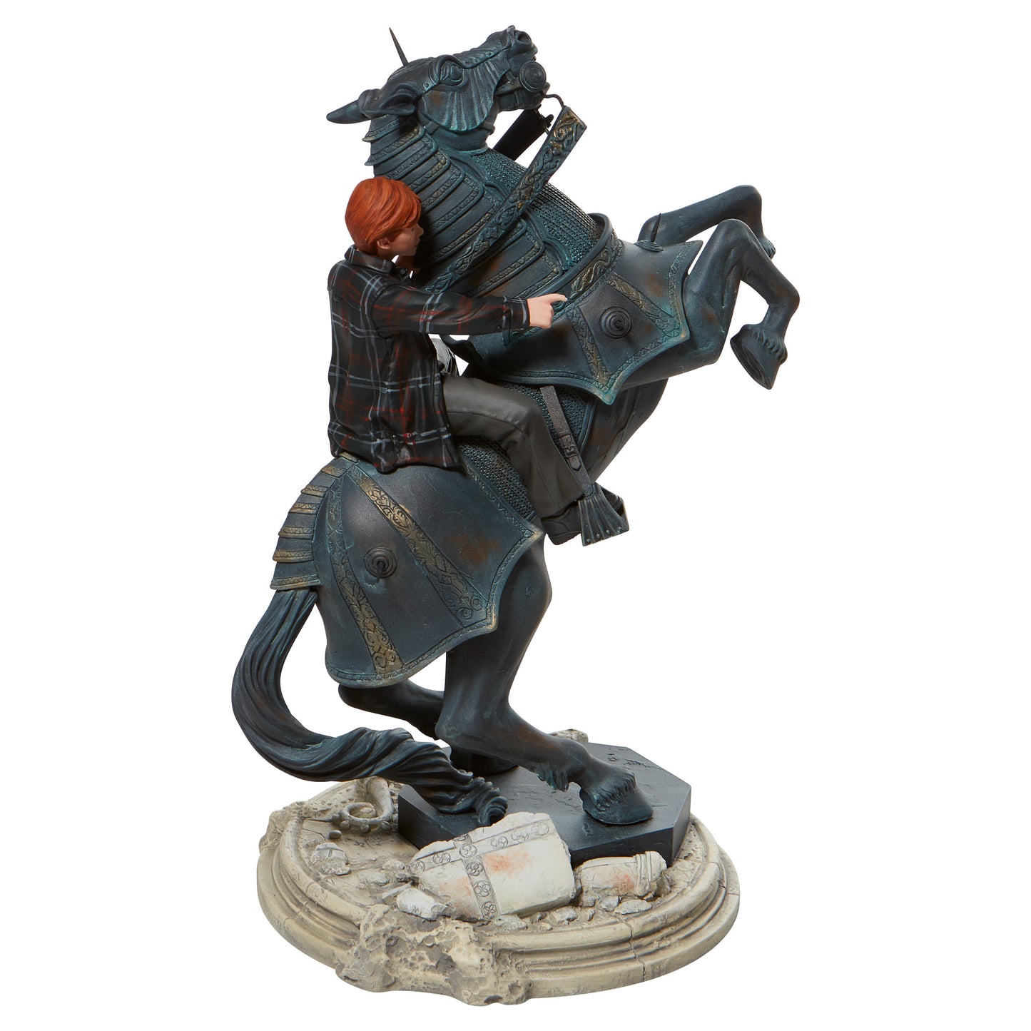 Ron on a Chess Horse Masterpiece Figurine 32cm