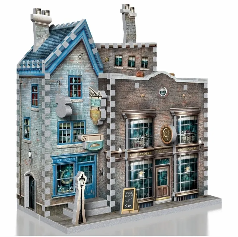 Harry Potter Diagon Alley 3D Puzzle Ollivander's & Scribbulus