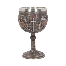 Load image into Gallery viewer, Game of Thrones Iron Throne Chalice 17cm
