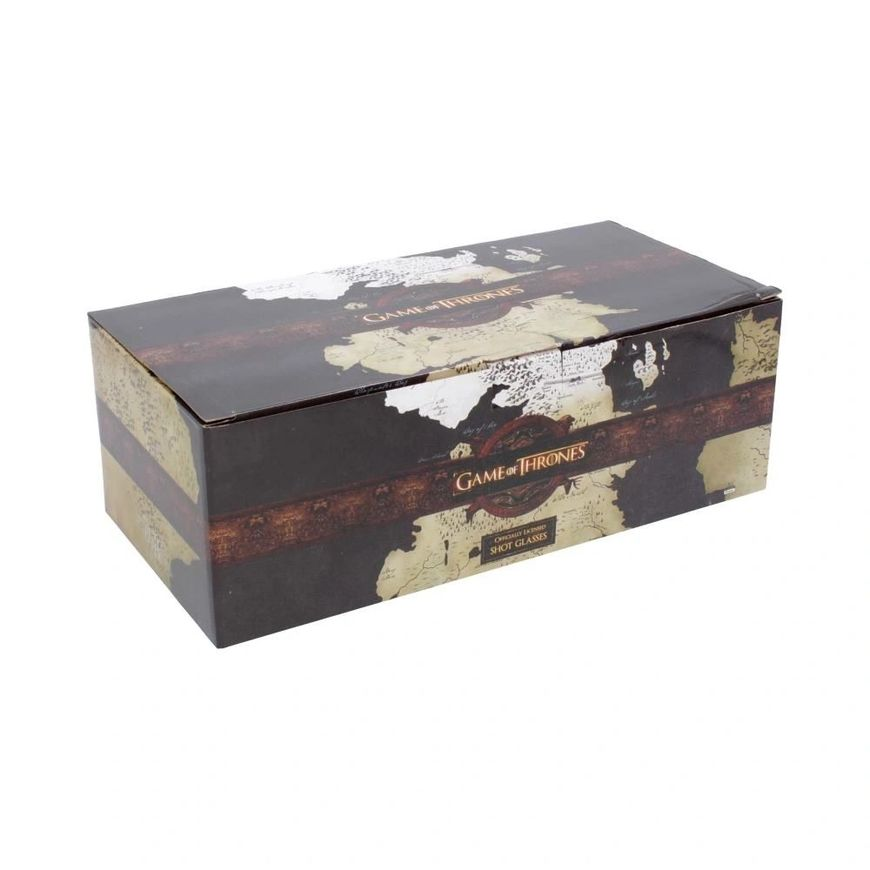 Official Game of Thrones gift boxed shot glass set