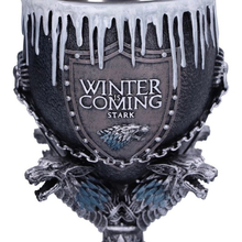 Load image into Gallery viewer, Game of Thrones House Stark Goblet 17.5cm
