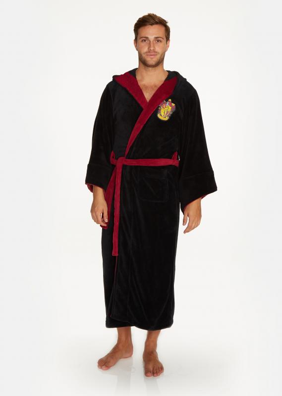 Unisex Harry Potter Gryffindor Fleece Bathrobe Men or Women