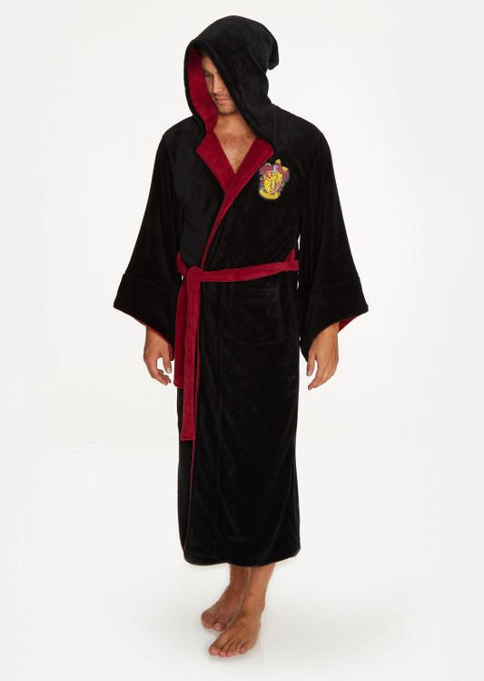 Unisex Harry Potter Gryffindor Fleece Bathrobe Men or Women