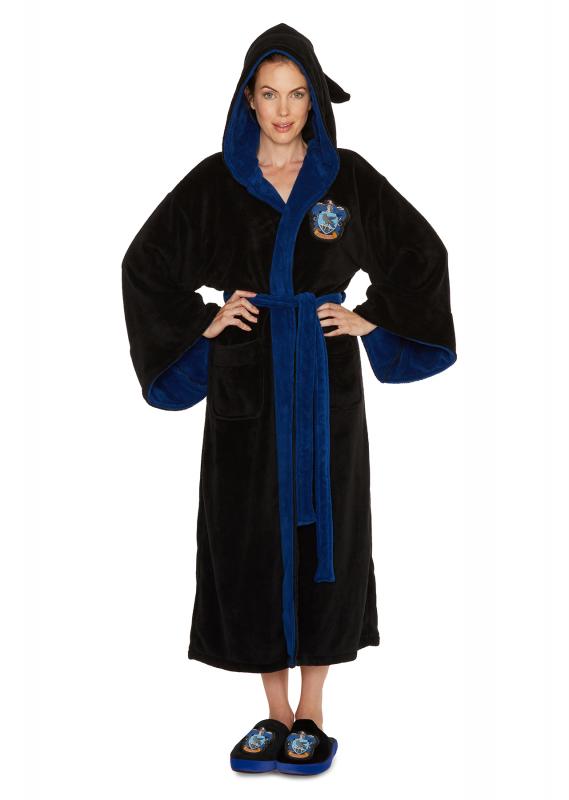 Unisex Harry Potter Ravenclaw Fleece Bathrobe Men or Women