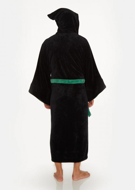 Unisex Harry Potter Slytherin Fleece Bathrobe Men or Women