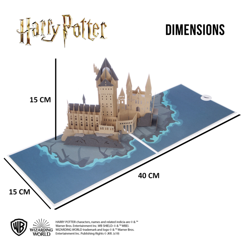 Harry Potter Hogwarts Pop Up Card