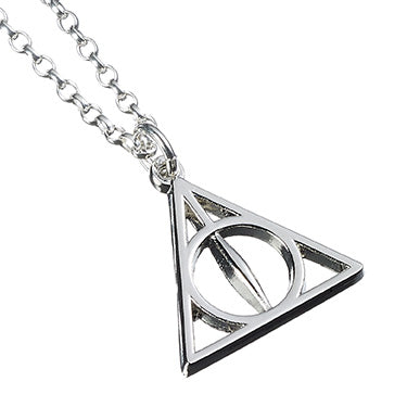 Harry Potter Sterling Silver Deathly Hallows Necklace