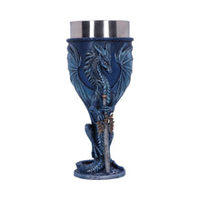 Load image into Gallery viewer, Sea Blade Goblet by Ruth Thompson 17.8cm
