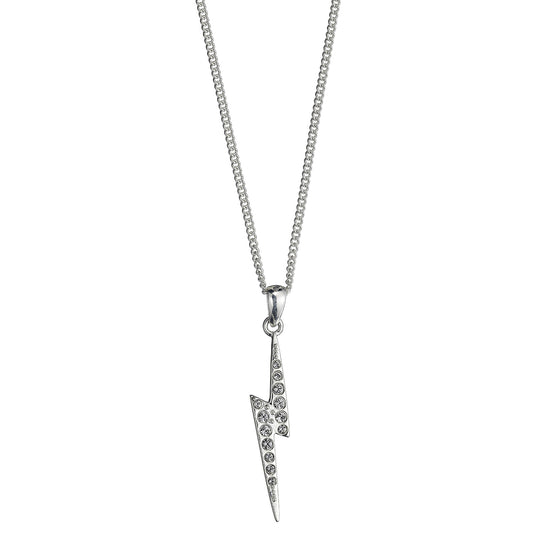 Harry Potter Embellished with Crystals Lightning Bolt Necklace