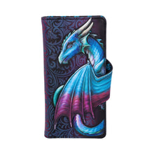 Load image into Gallery viewer, Take Flight Embossed Purse (Blue) 18.5cm
