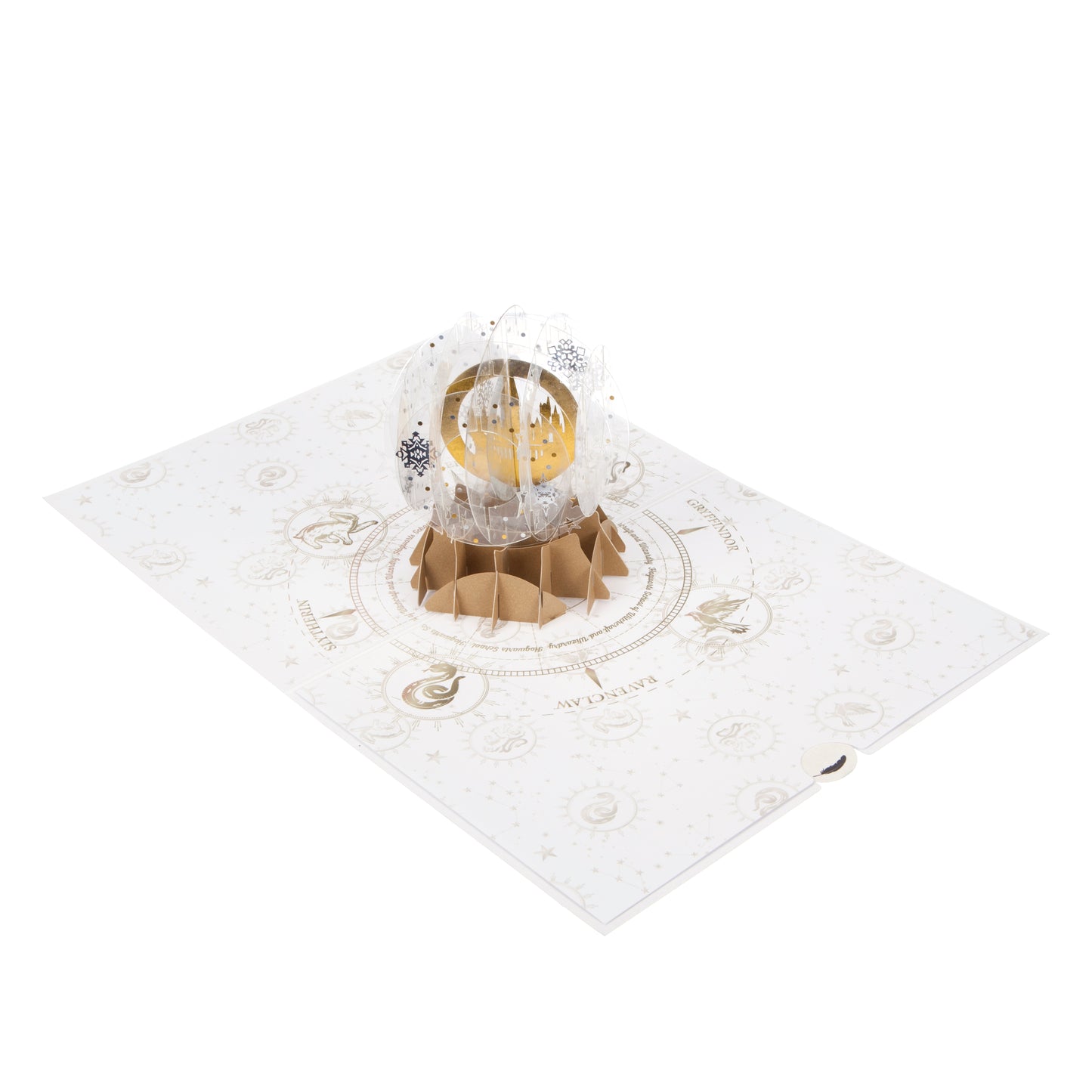 Hogwarts Snowglobe Pop Up Card