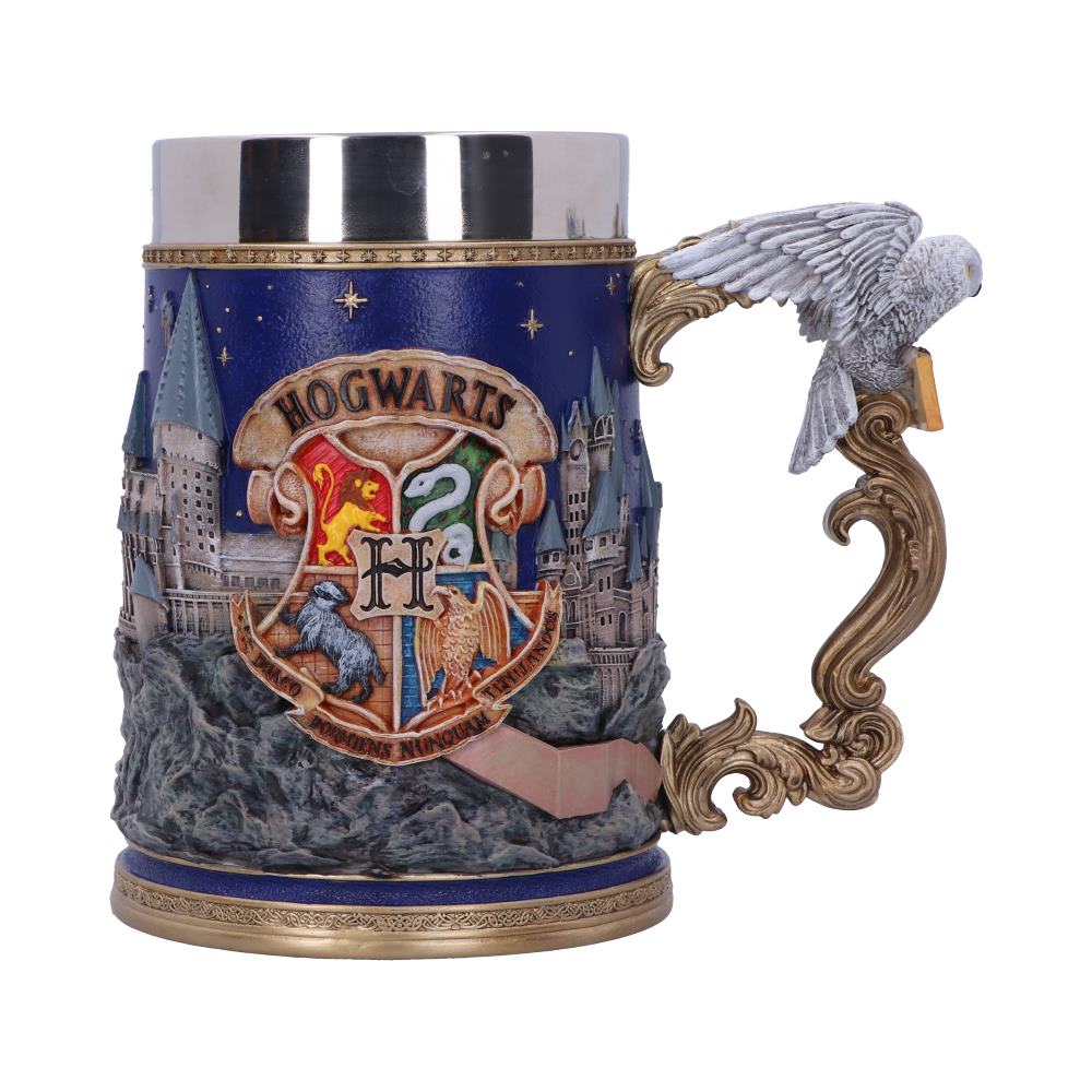 Harry Potter Hogwarts Collectible Tankard 15.5cm – Official Hogwarts Crest Tankard